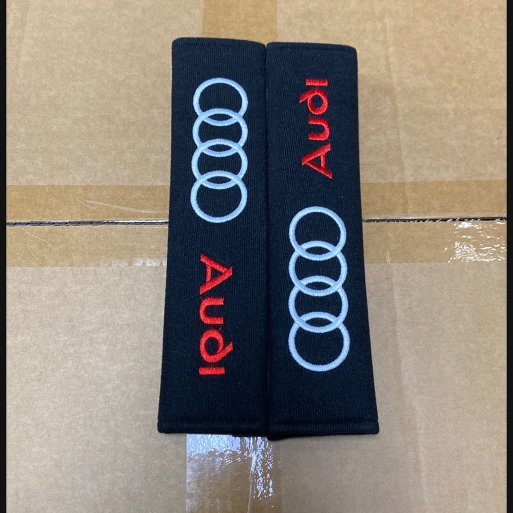 Audi Black Seat Belt Covers